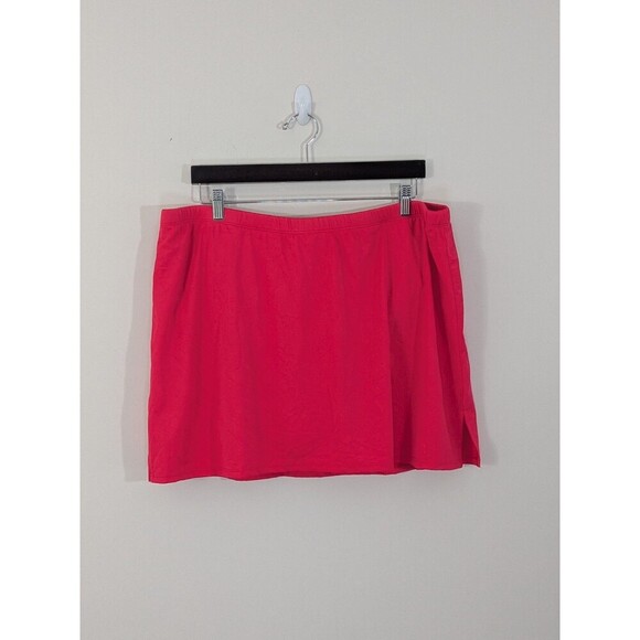 Swim Skirt By Swimsuits For All Sz 22 NWT Pink Side Slits 2X Swim Bottoms - Picture 2 of 7